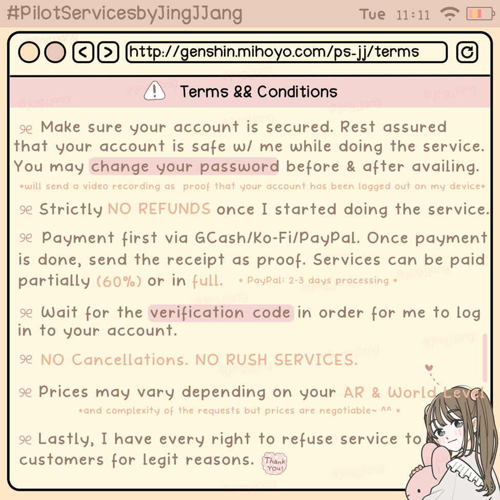 Temrs&&Condition